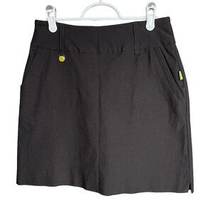 SWING CONTROL Black Skirt Lined Shorts Stretchy Tennis Golf Women's Size 4